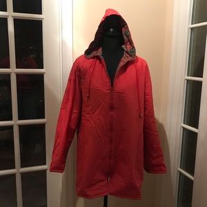 Totes Red Raincoat Size S